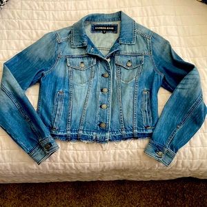 Express vintage cropped jean jacket